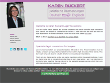 Tablet Screenshot of juristische-uebersetzungen-rueckert.de